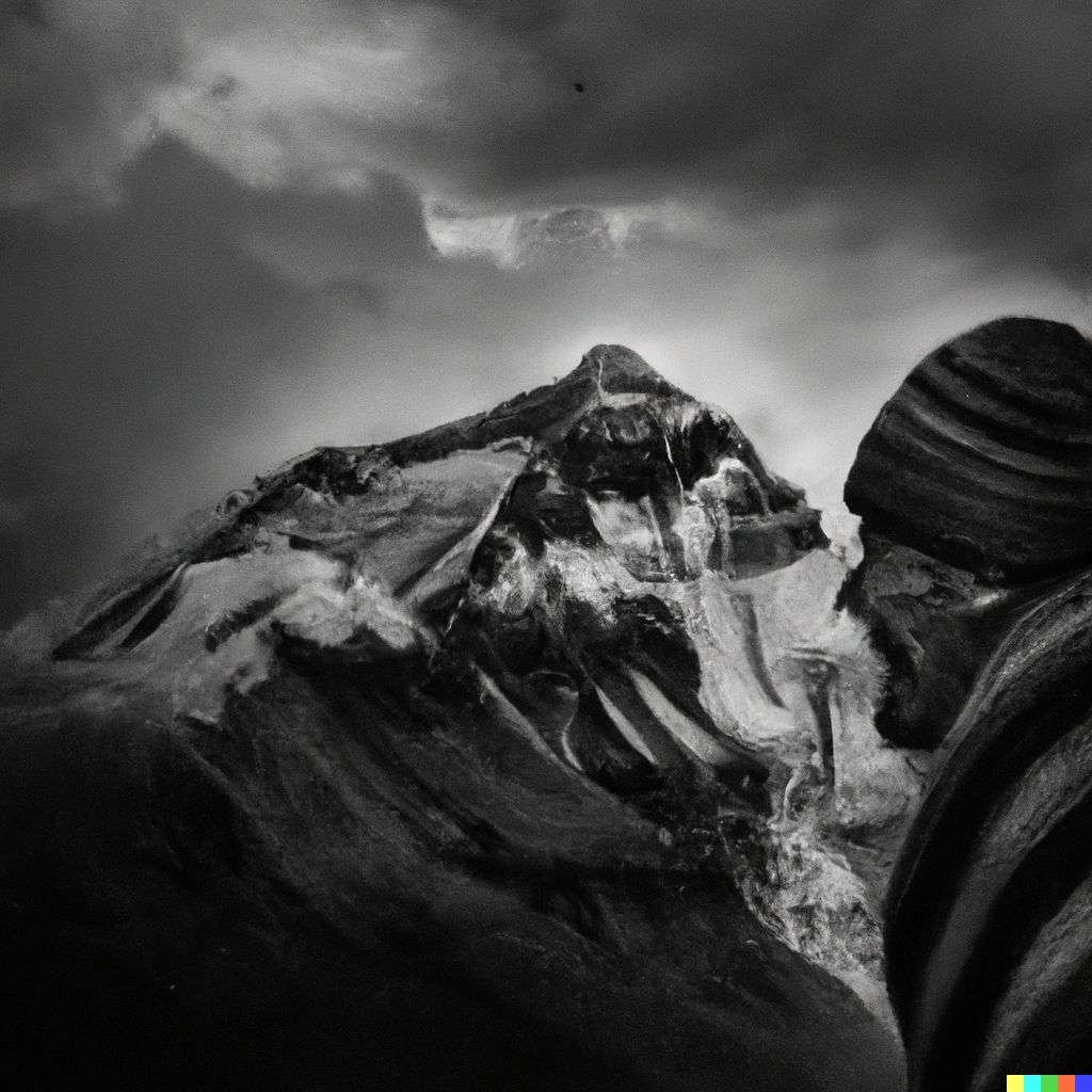 someone gazing at Mount Everest, photograph taken by Lee Jeffries